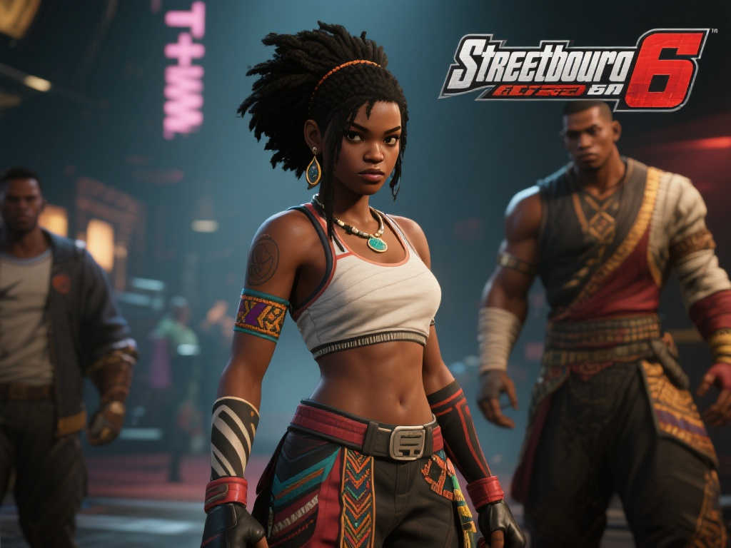 《街霸6》黑皮少女设计揭秘：致敬经典前作风格