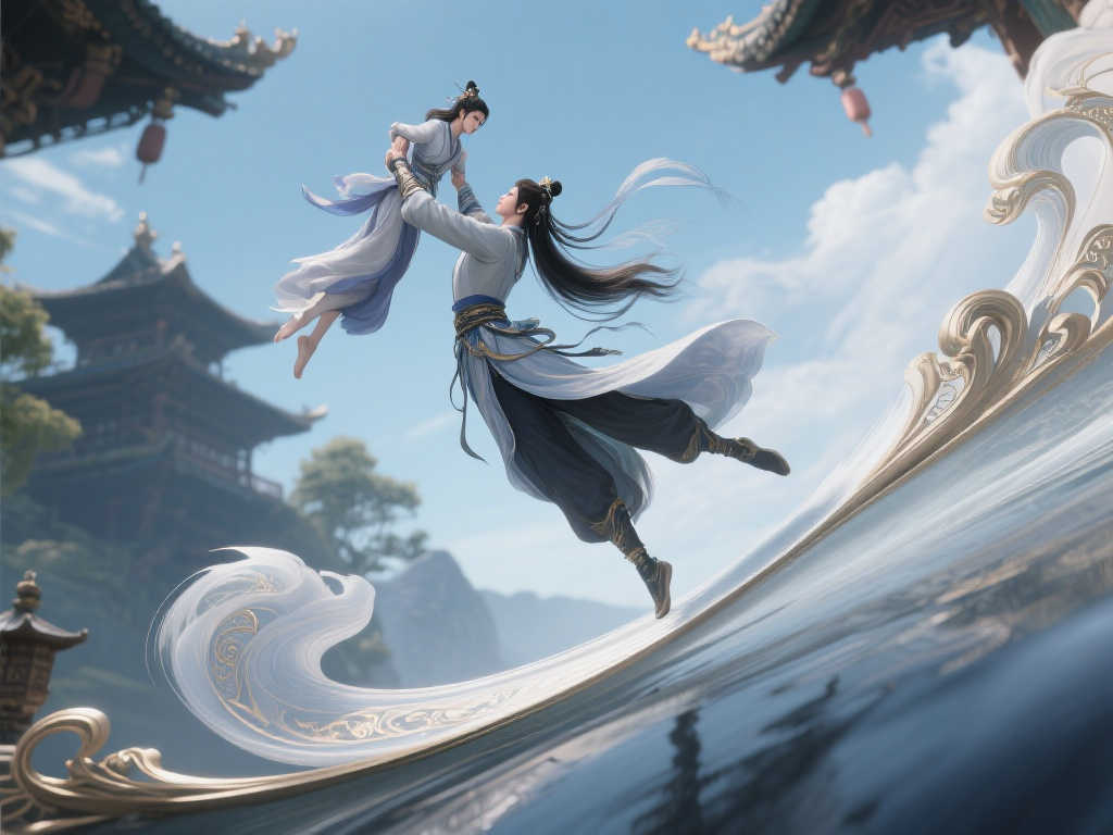 花式飞天、人体滑翔！逆水寒手游推出全新‘人形坐骑’